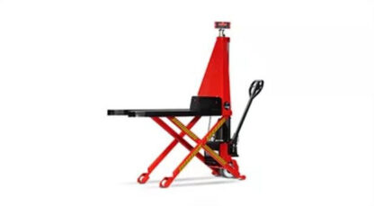 Ergo Scissor Lift truck with built in scale.