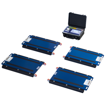 Weighing kit for 2-axle vehicles and vans. Wireless version.